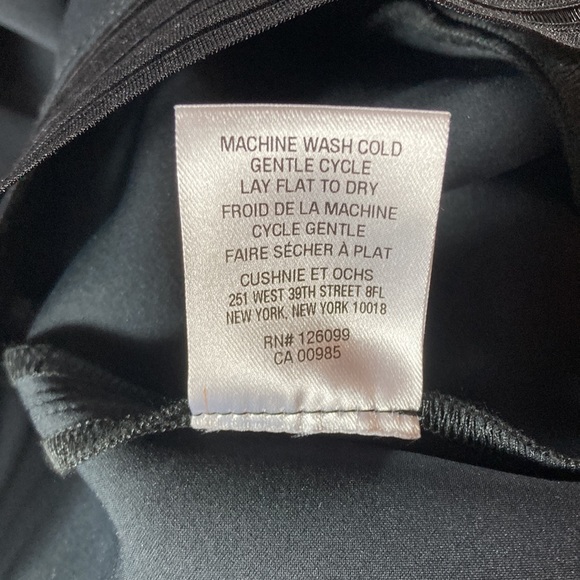 🔥Sale Original Cushnie et Ochs Cropped Flare Neoprene Pants, Mesh Detail - Picture 8 of 8